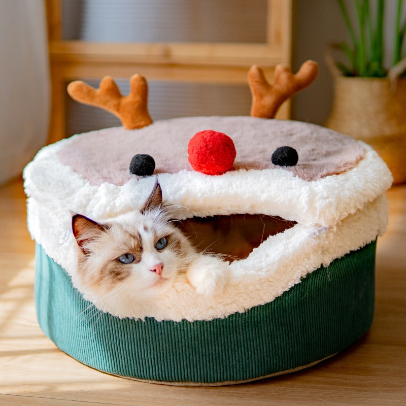 Le Chat’let de Noël — Nid douillet pour chat