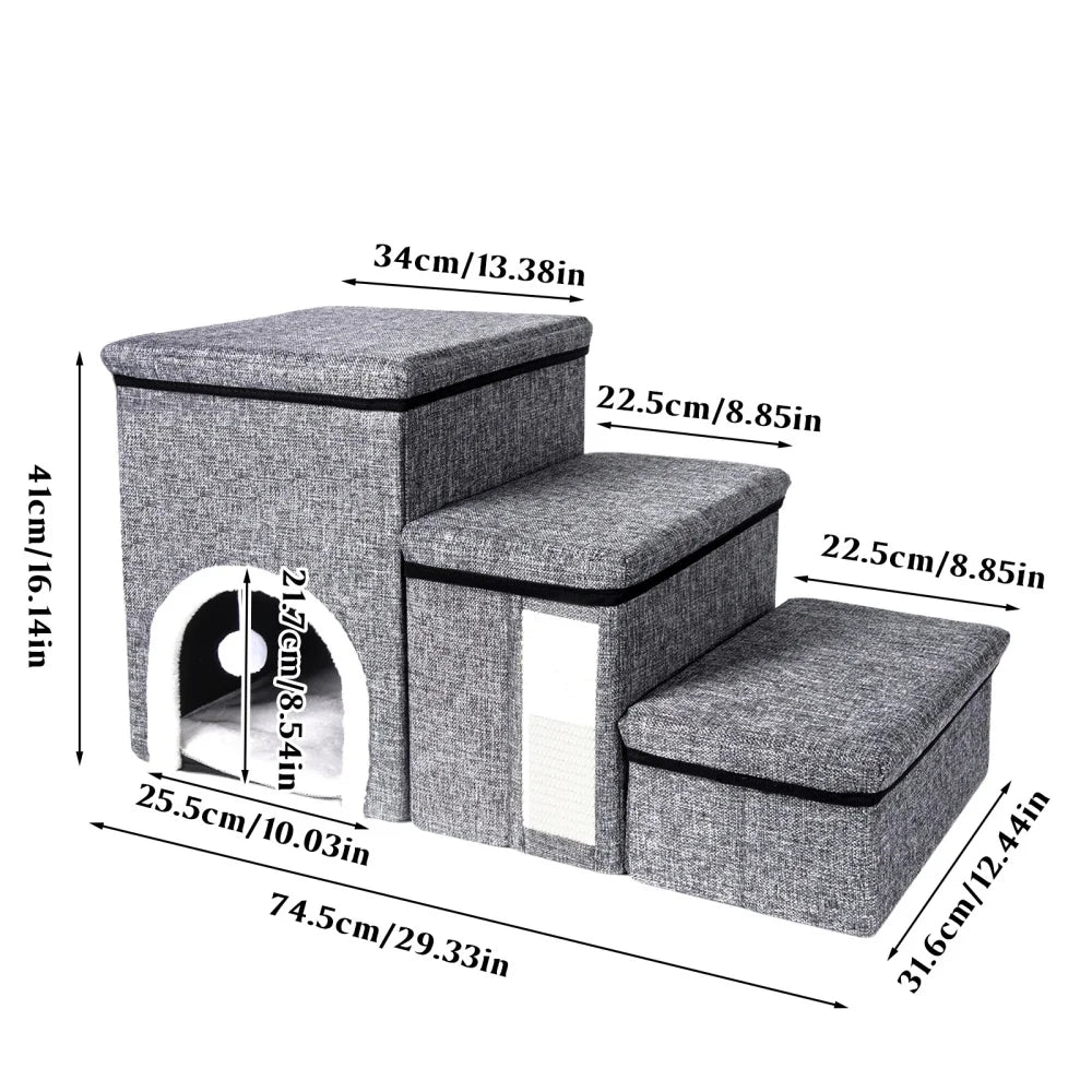 StepUp — Escalier pliable 3 marches pour chien et chat