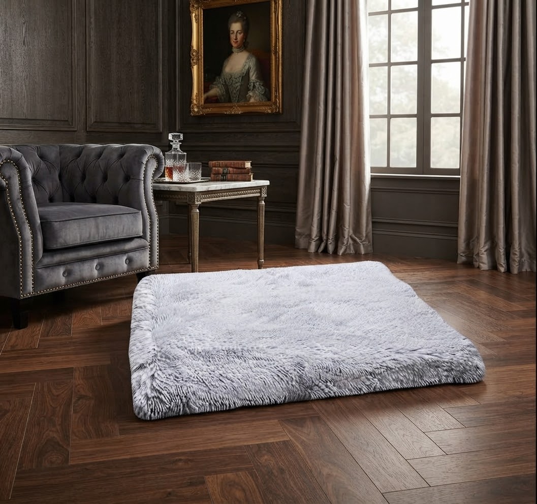 Le Nid Dépliable — Tapis 2-en-1 pour chat et petit chien