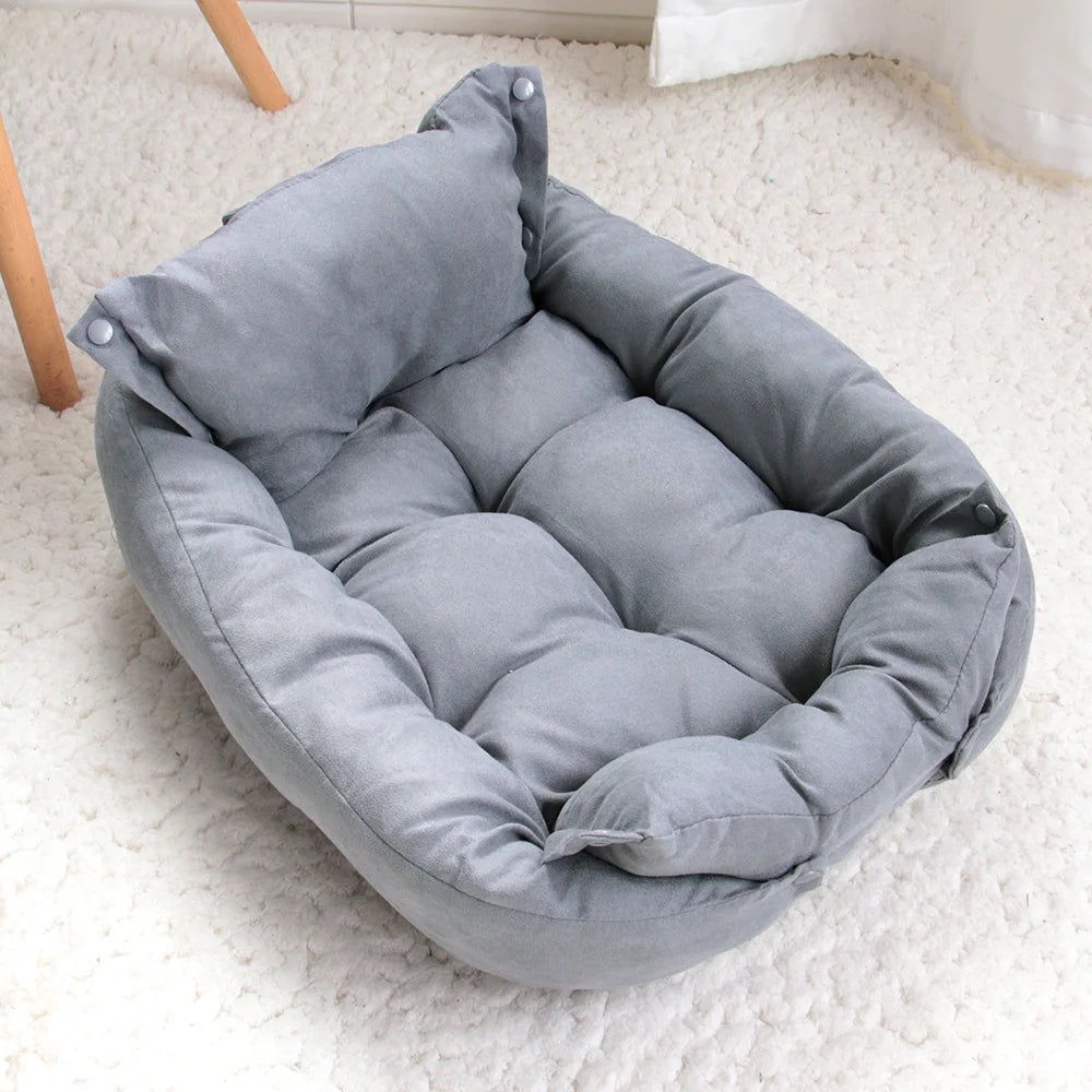 Nid Douillet 3-en-1 — Coussin cocooning pour chien et chat