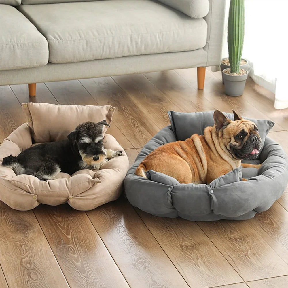 Nid Douillet 3-en-1 — Coussin cocooning pour chien et chat