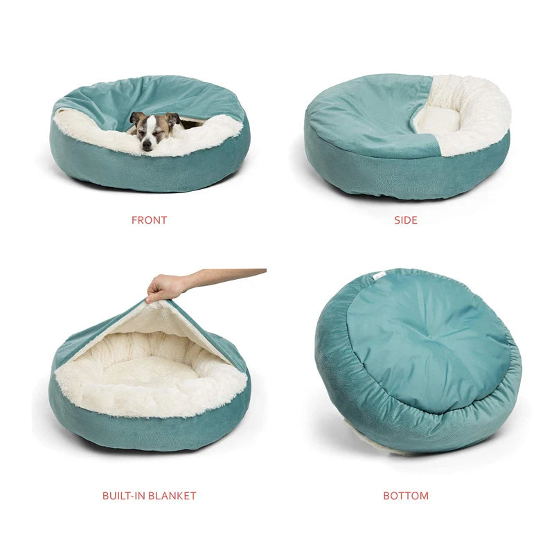 Le Cocon Orthopédique — Panier à capuche pour chien et chat