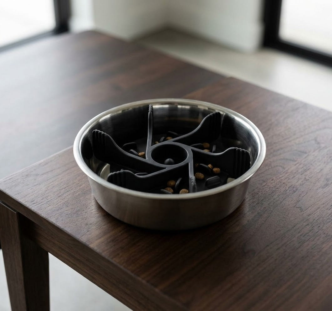 Slow'Insert — Insert anti-glouton en silicone pour gamelle