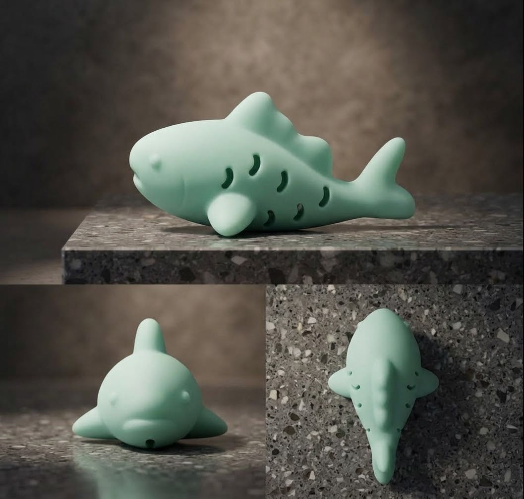 MiaouShark — Trio de requins en silicone pour chat