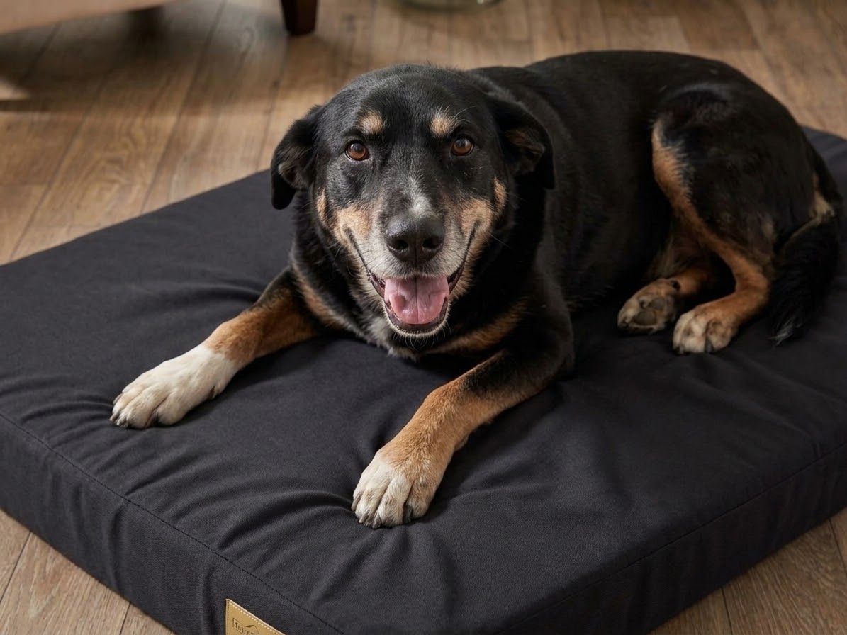 OrthoPet — Lit orthopédique en mousse à mémoire de forme pour chien