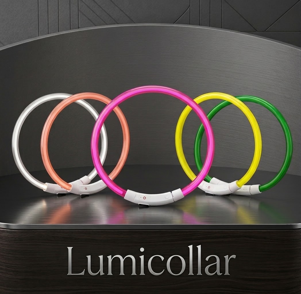 LumiCollar — Collier LED rechargeable pour chien