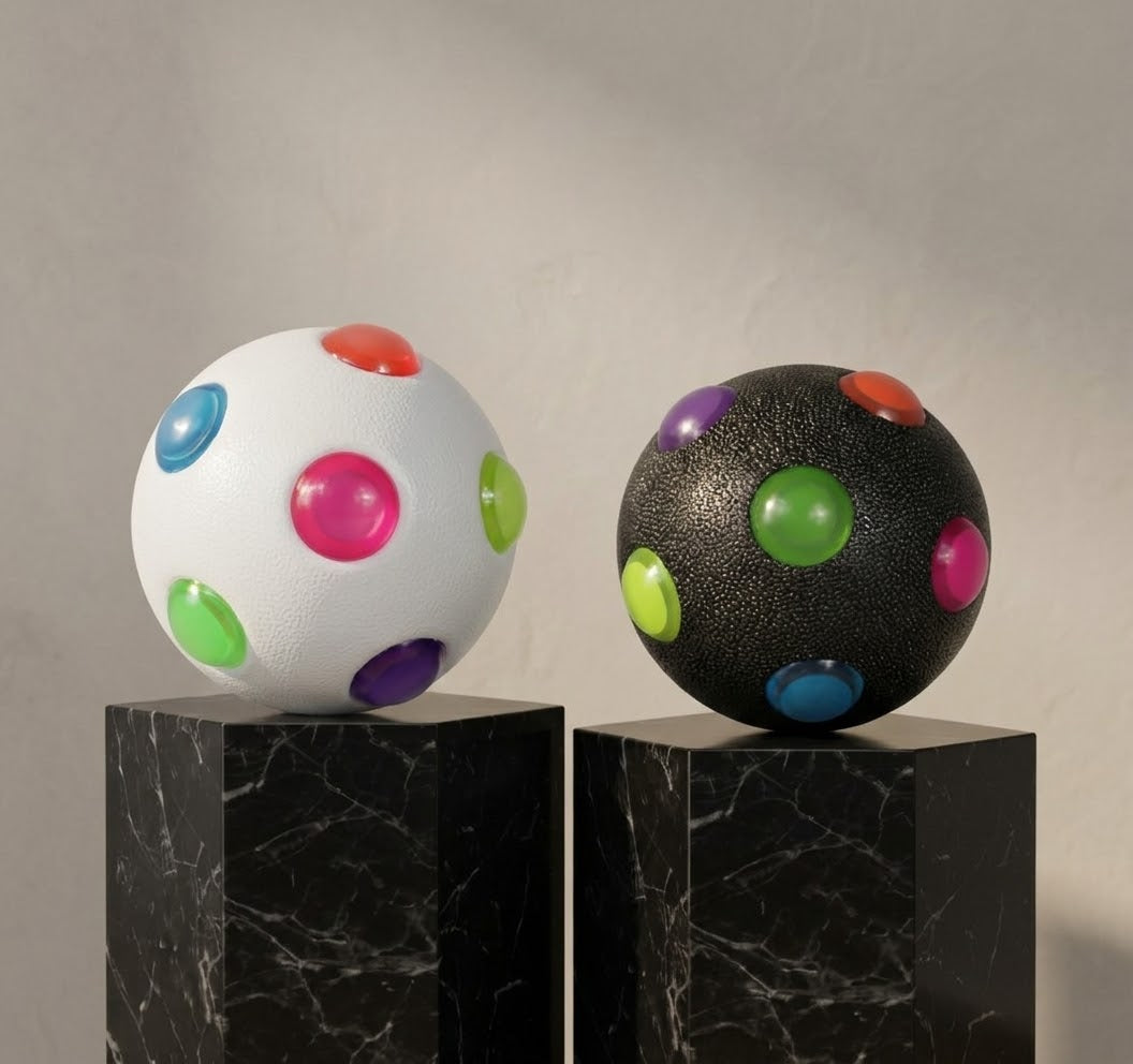 DiscoWaf — Balle LED qui s'allume à chaque rebond pour chien