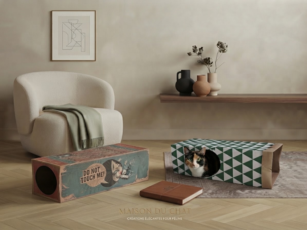 KraftCocon — Tente tunnel pour chat