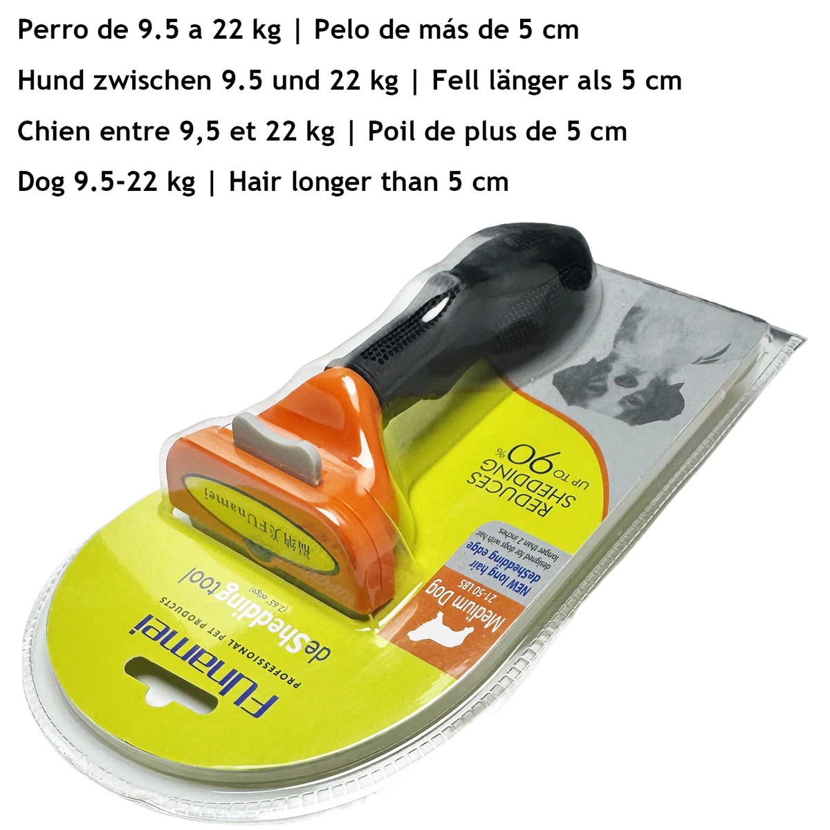PoilPlume — Brosse de toilettage à éjection automatique pour chien et chat