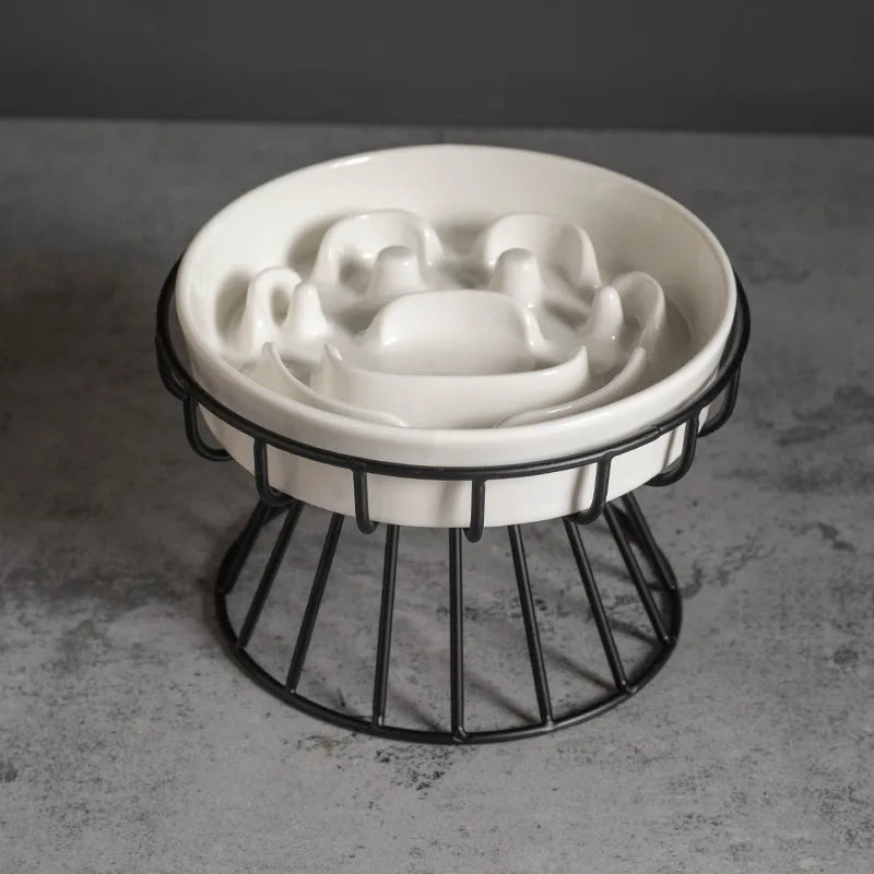 CéramBowl — Gamelle surélevée en céramique pour chien et chat
