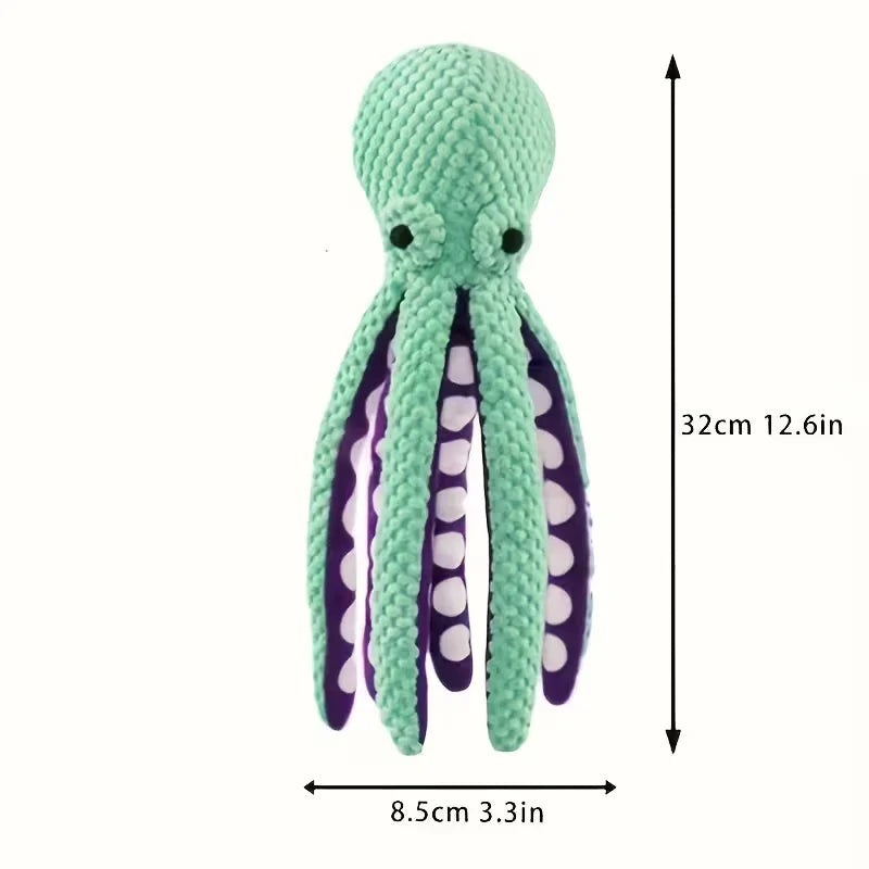 Octopus — Jouet poulpe sonore indestructible pour chien