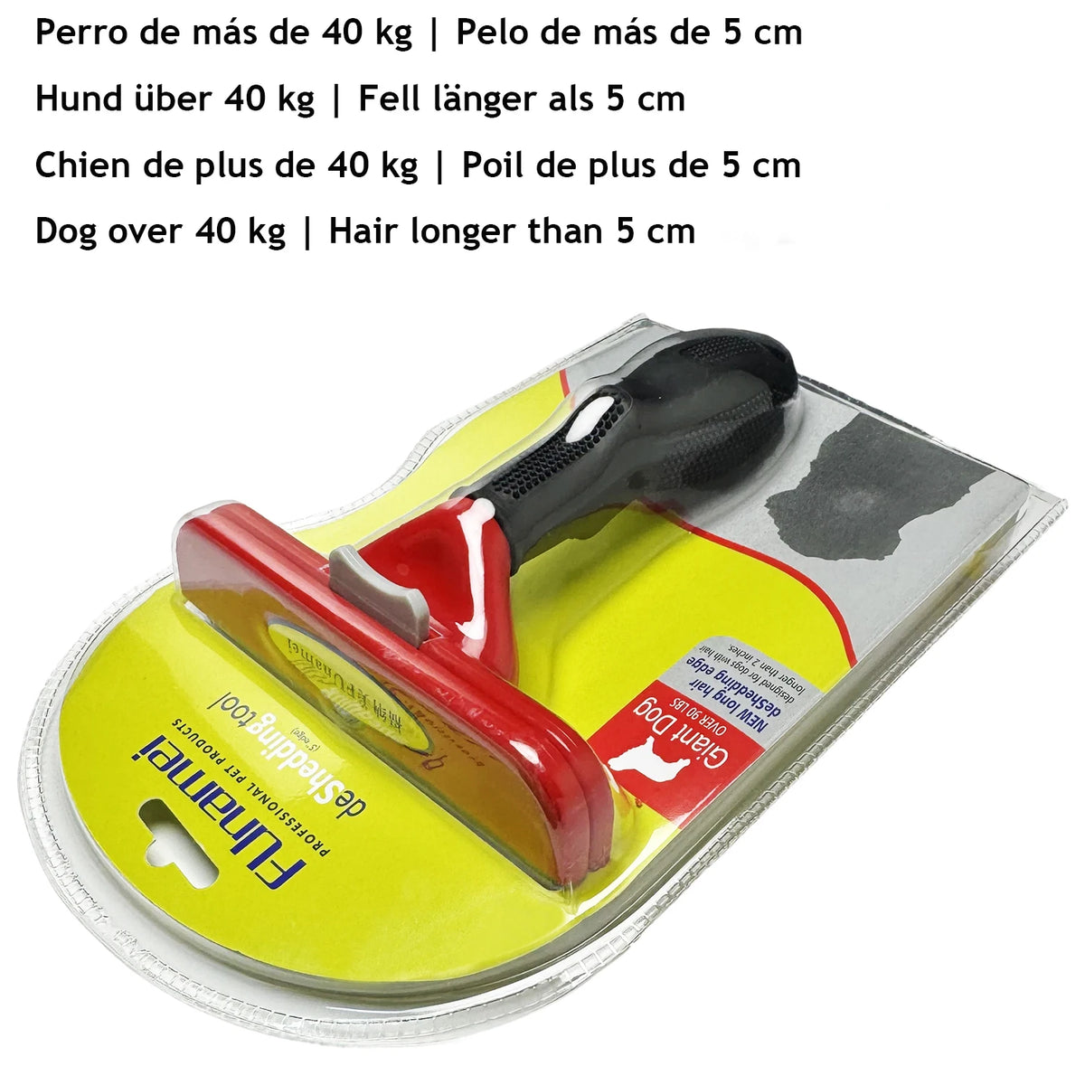 PoilPlume — Brosse de toilettage à éjection automatique pour chien et chat