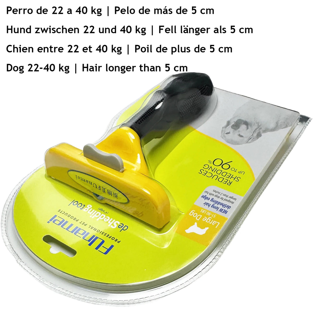 PoilPlume — Brosse de toilettage à éjection automatique pour chien et chat