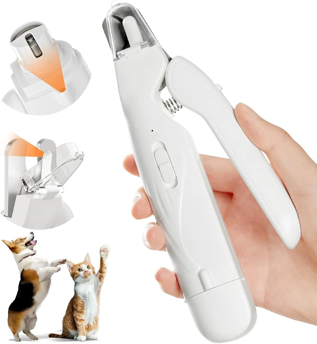 SilenCut — Coupe-griffes électrique silencieux pour chien et chat