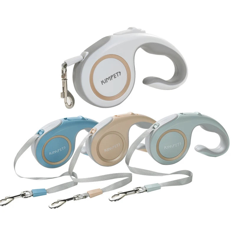 FreeWalk — Laisse rétractable en nylon pour chien et chat, 3 m / 5 m