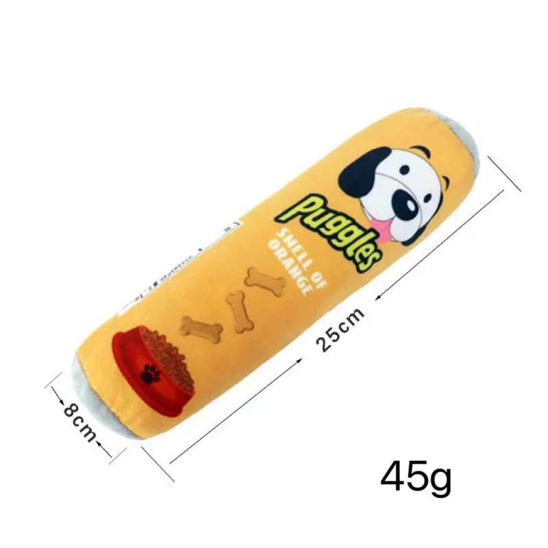 Puggles — Peluche polaire couineuse pour chien