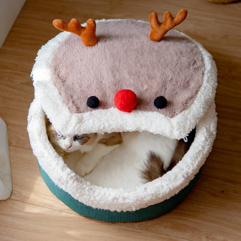 Le Chat’let de Noël — Nid douillet pour chat