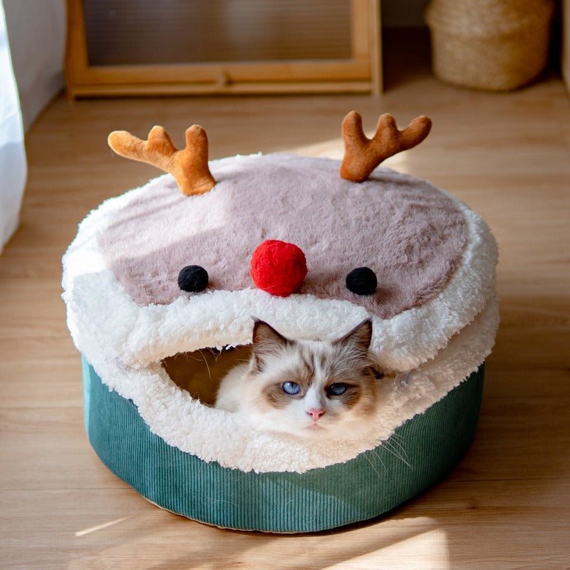 Le Chat’let de Noël — Nid douillet pour chat