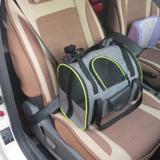 Le Baluchon Nomade, sac de transport pliable pour chien et chat