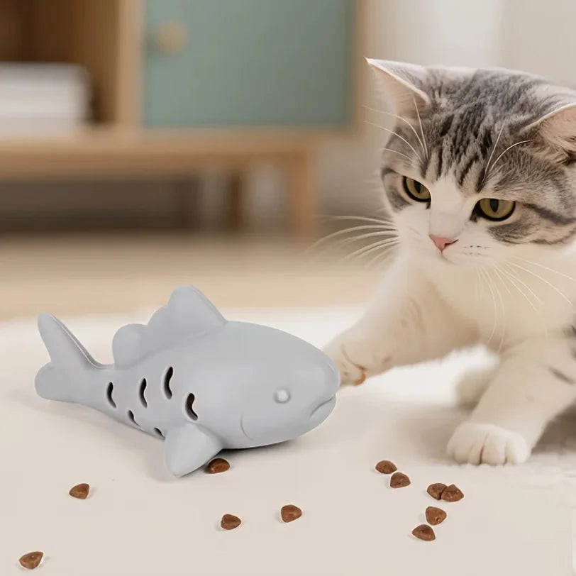 MiaouShark — Trio de requins en silicone pour chat
