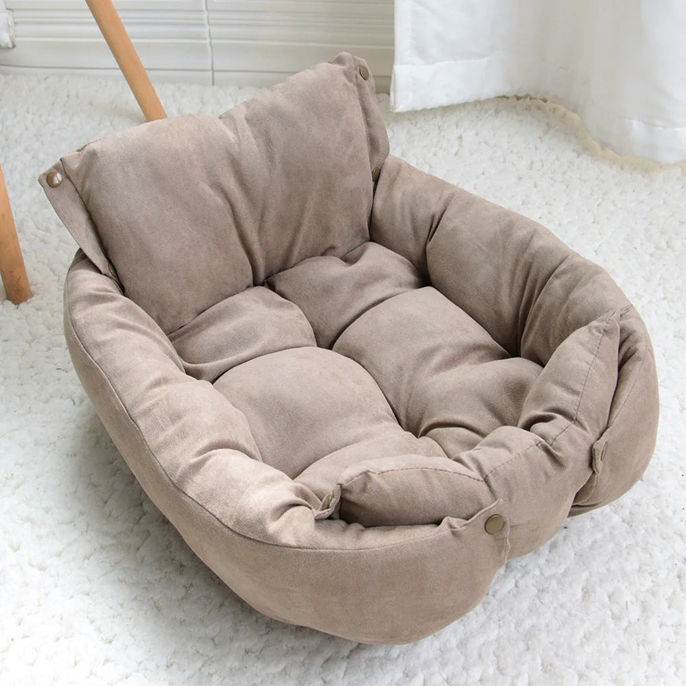 Nid Douillet 3-en-1 — Coussin cocooning pour chien et chat