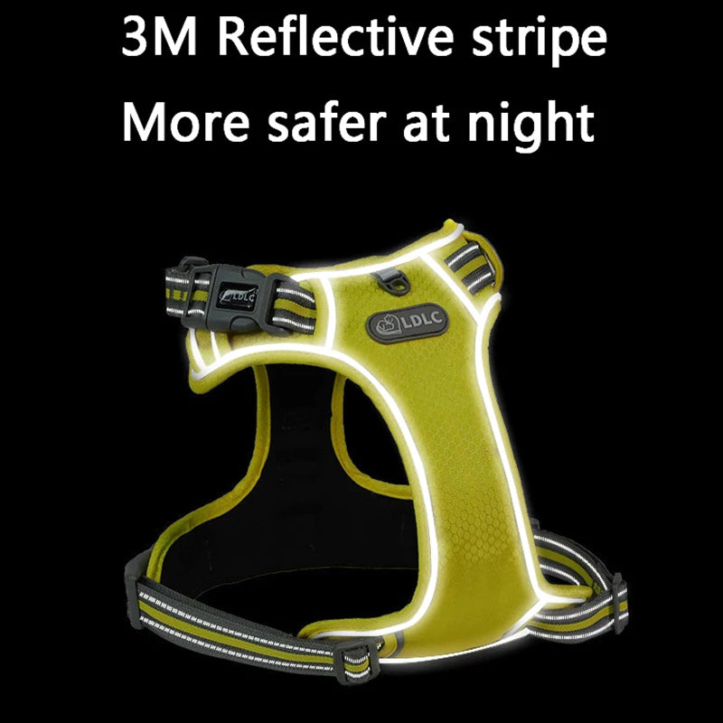 ReflexVest — Harnais réfléchissant 3M pour chien, confort et sécurité