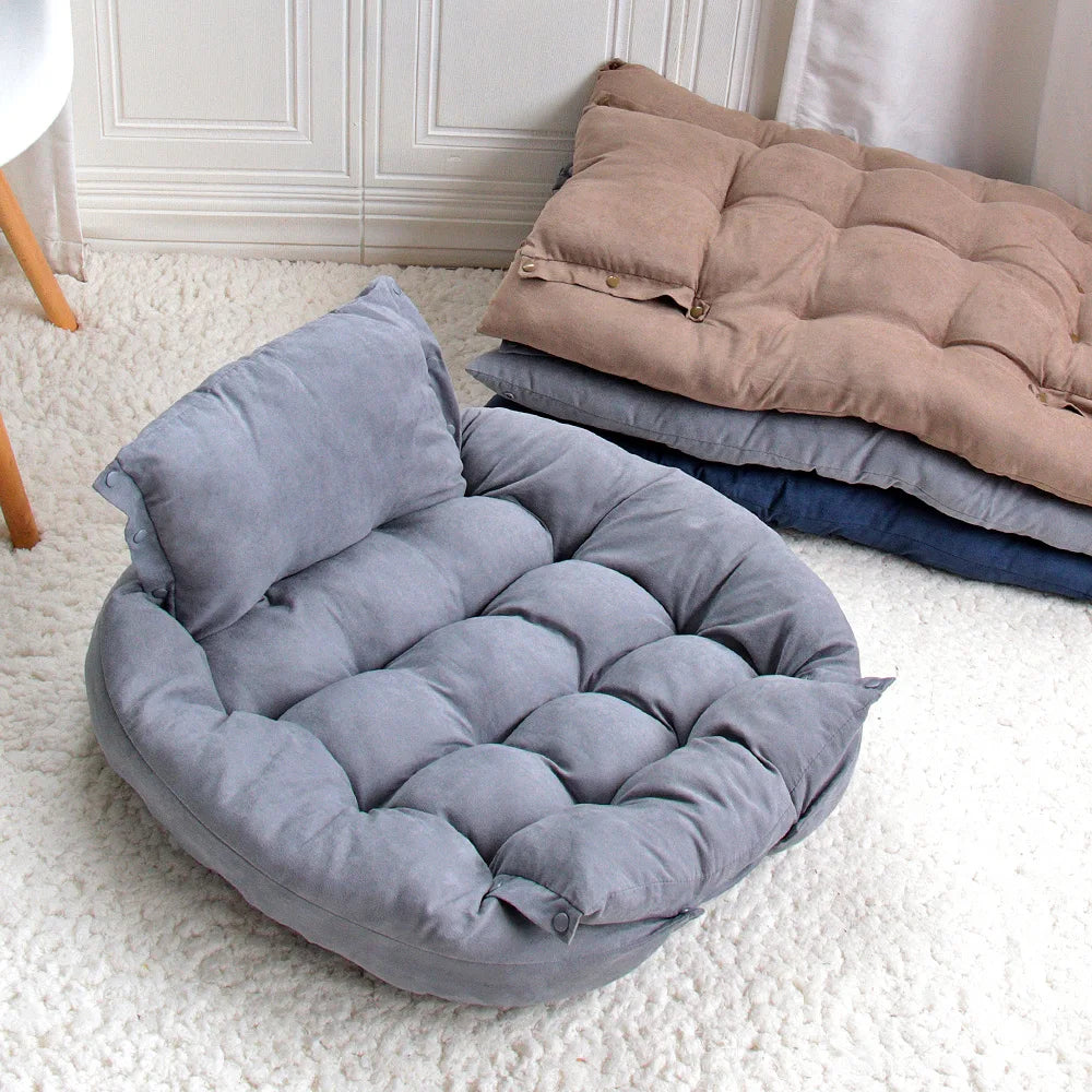Nid Douillet 3-en-1 — Coussin cocooning pour chien et chat