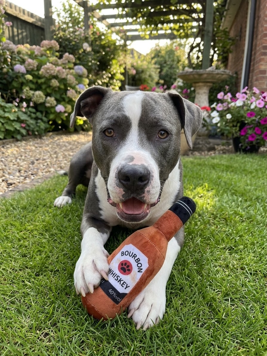 La Cave à Jouets — Peluches bouteilles couinantes pour chien