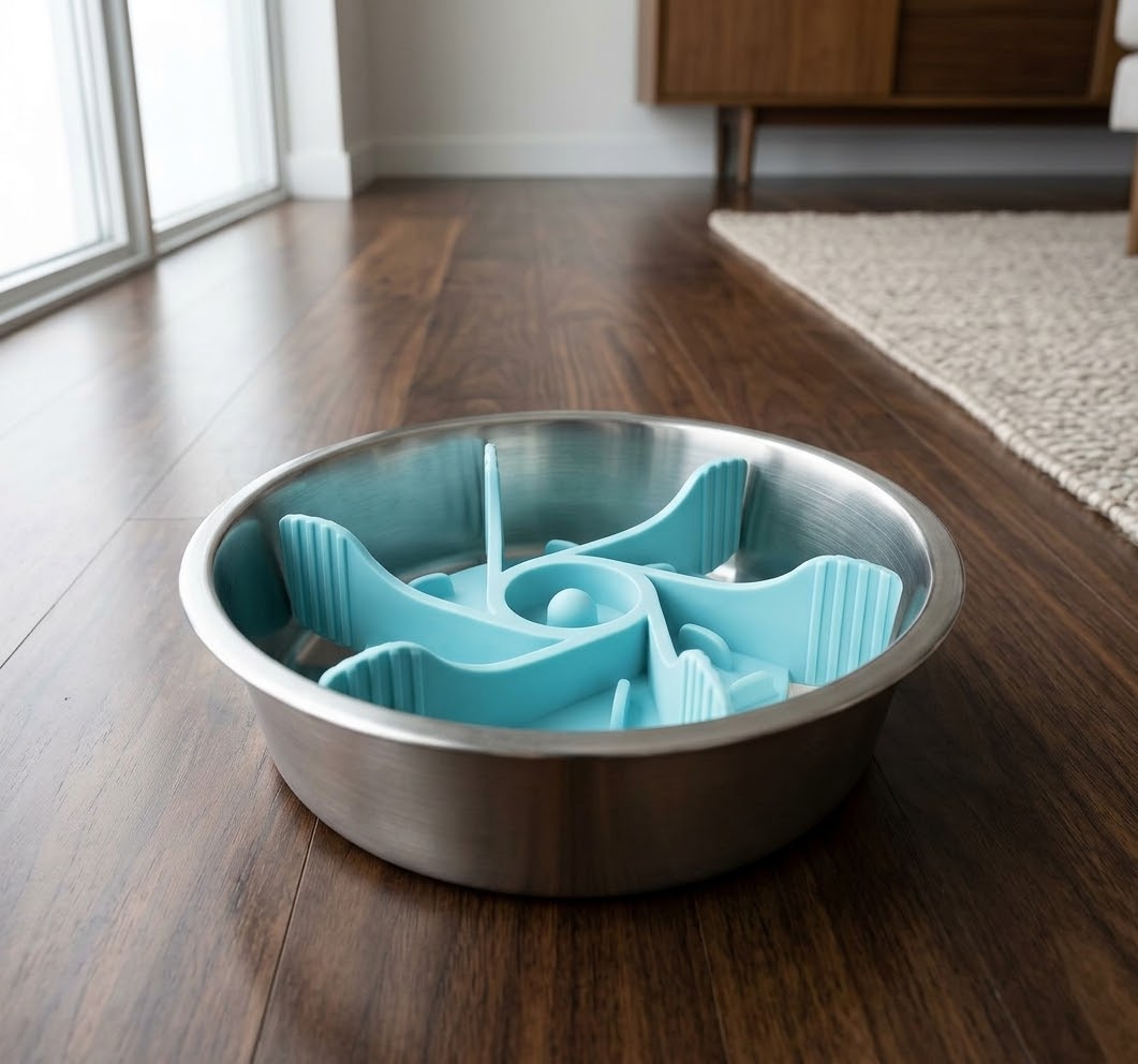 Slow'Insert — Insert anti-glouton en silicone pour gamelle