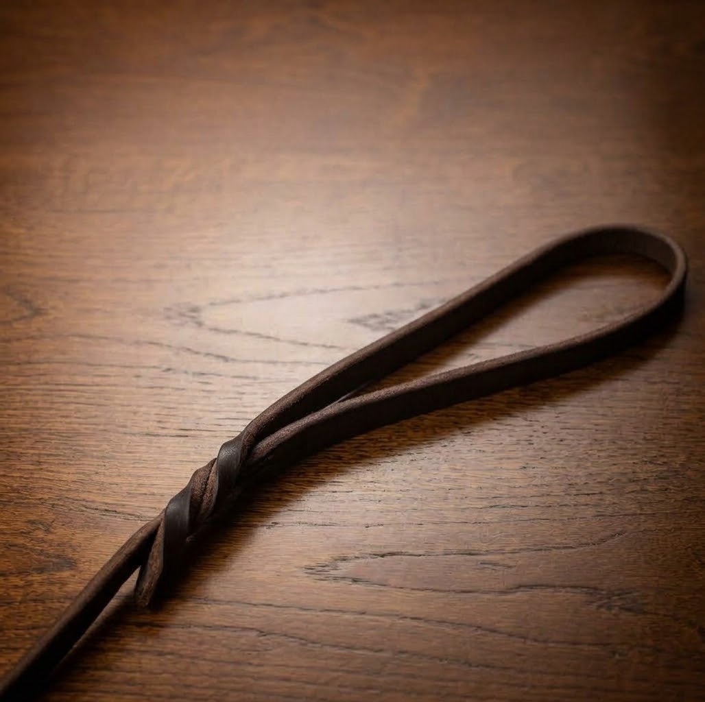 Laisse Eden — Cuir véritable, contrôle doux pour grand chien