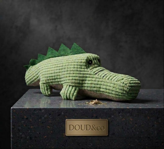 Croc Vert — Peluche couineuse pour petit chien