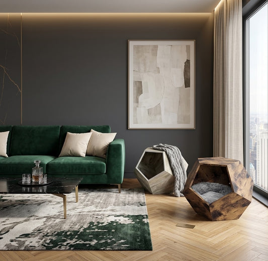 Le Coin Complice — Table d’appoint avec niche pour chat
