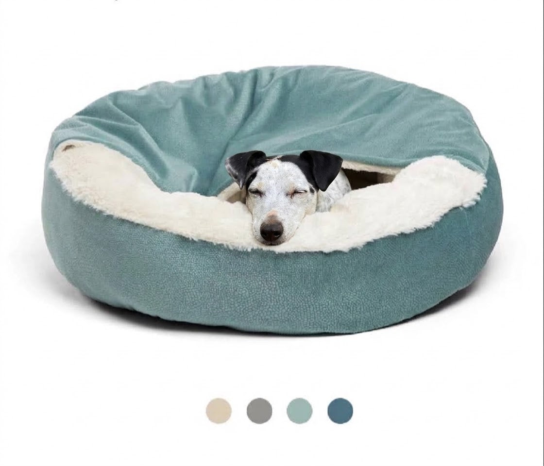 Le Cocon Orthopédique — Panier à capuche pour chien et chat