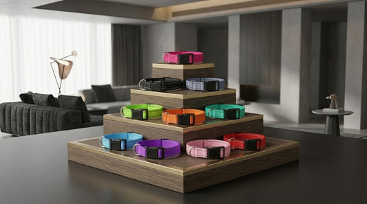 VifPaw — Collier nylon réfléchissant 10 coloris pour chien