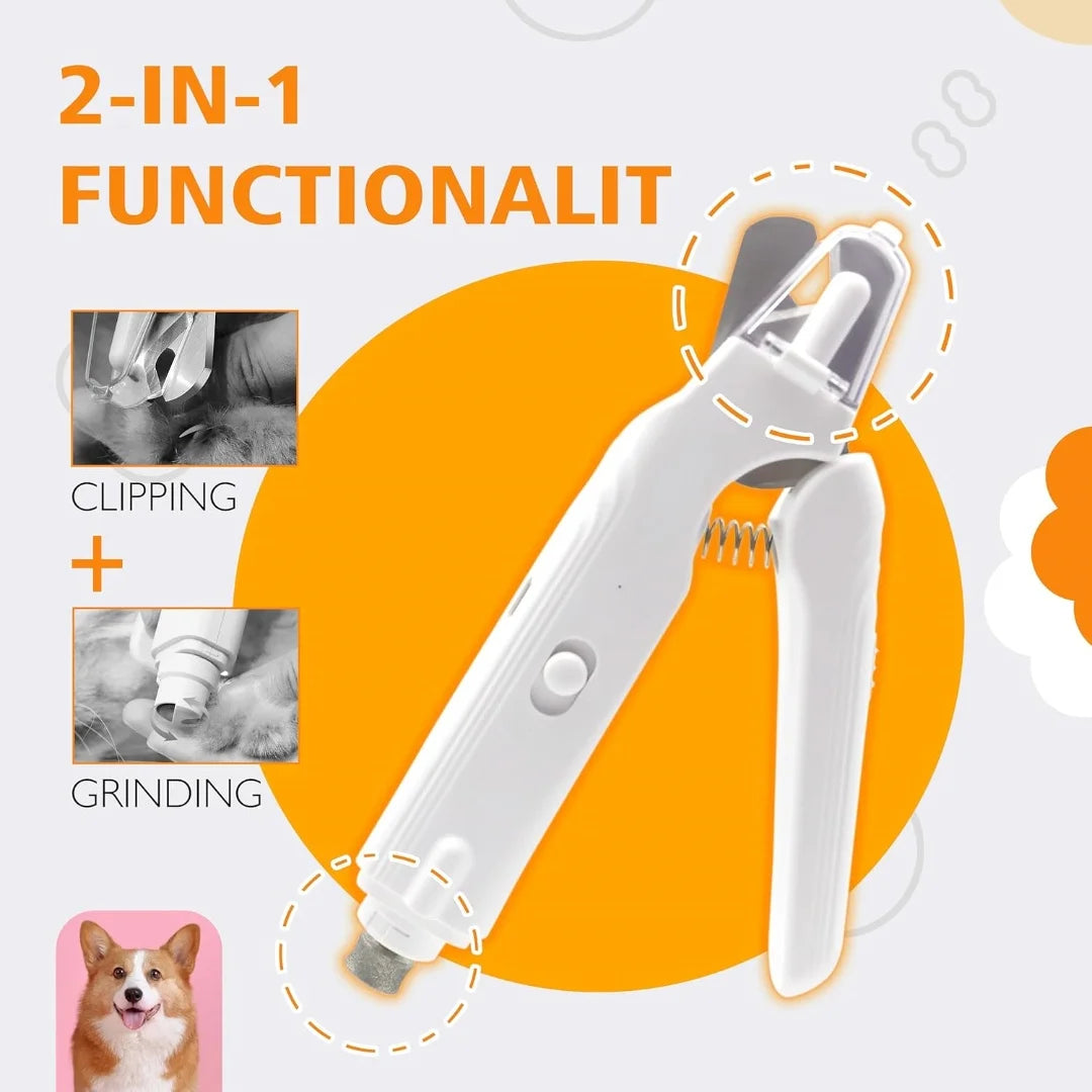 SilenCut — Coupe-griffes électrique silencieux pour chien et chat