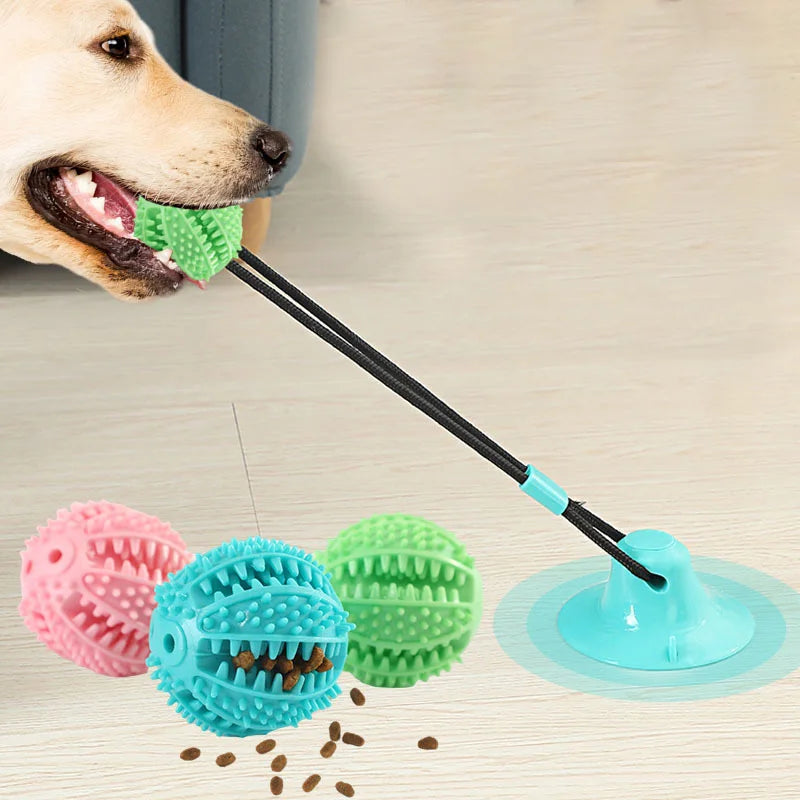 VentouSnack — Jouet distributeur de friandises à ventouse pour chien