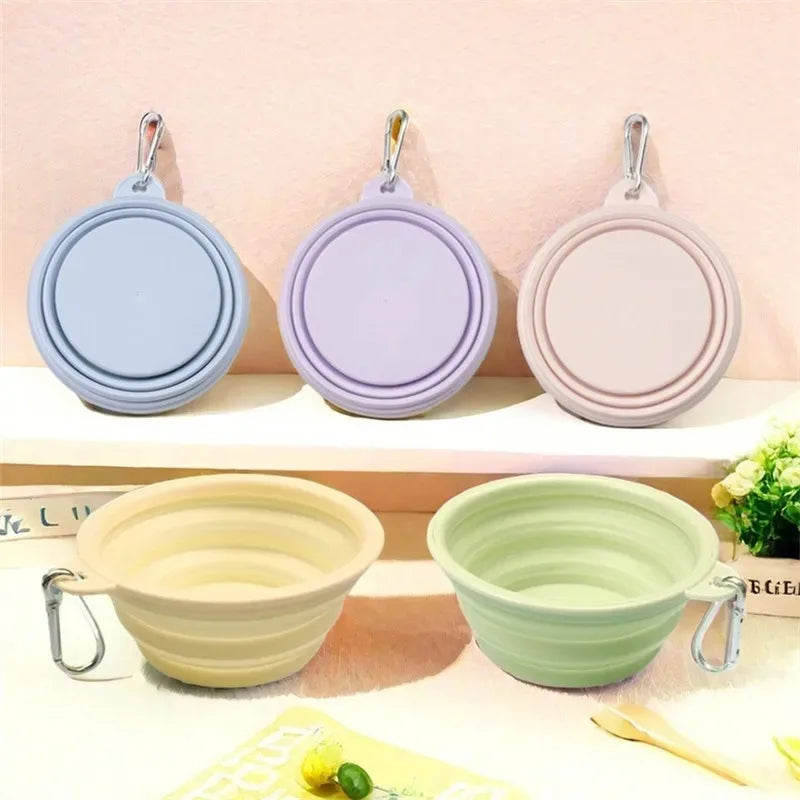 Pastel'Bowl — Gamelle pliable en silicone pour chien