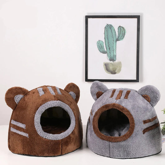 OursCozy — Nid douillet en forme d'ourson pour chat