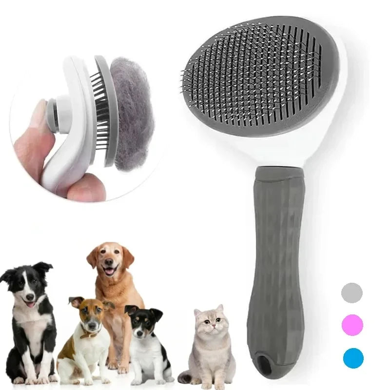 ToutouPropre — Brosse auto-nettoyante pour chien et chat, tous types de pelage
