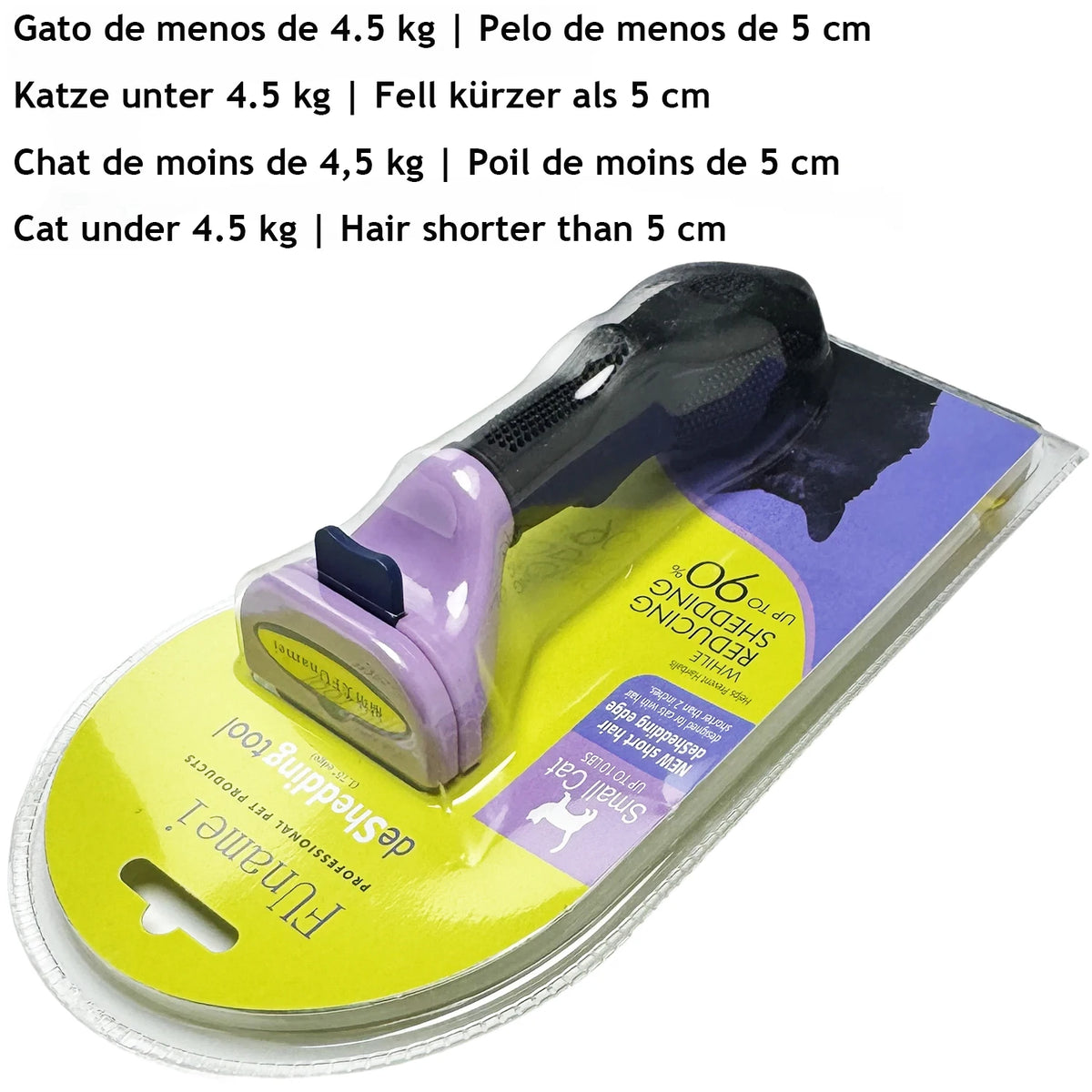 PoilPlume — Brosse de toilettage à éjection automatique pour chien et chat