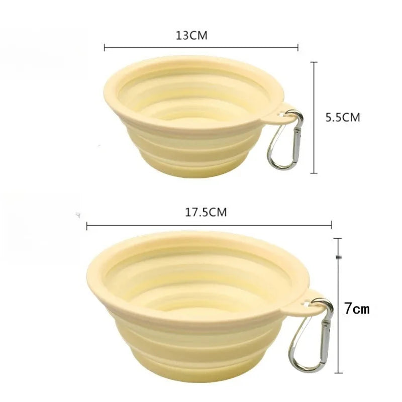 Pastel'Bowl — Gamelle pliable en silicone pour chien