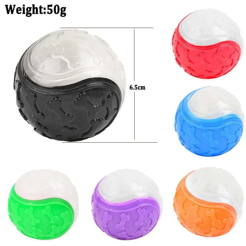 WafGlow — Balle lumineuse couinante pour chien