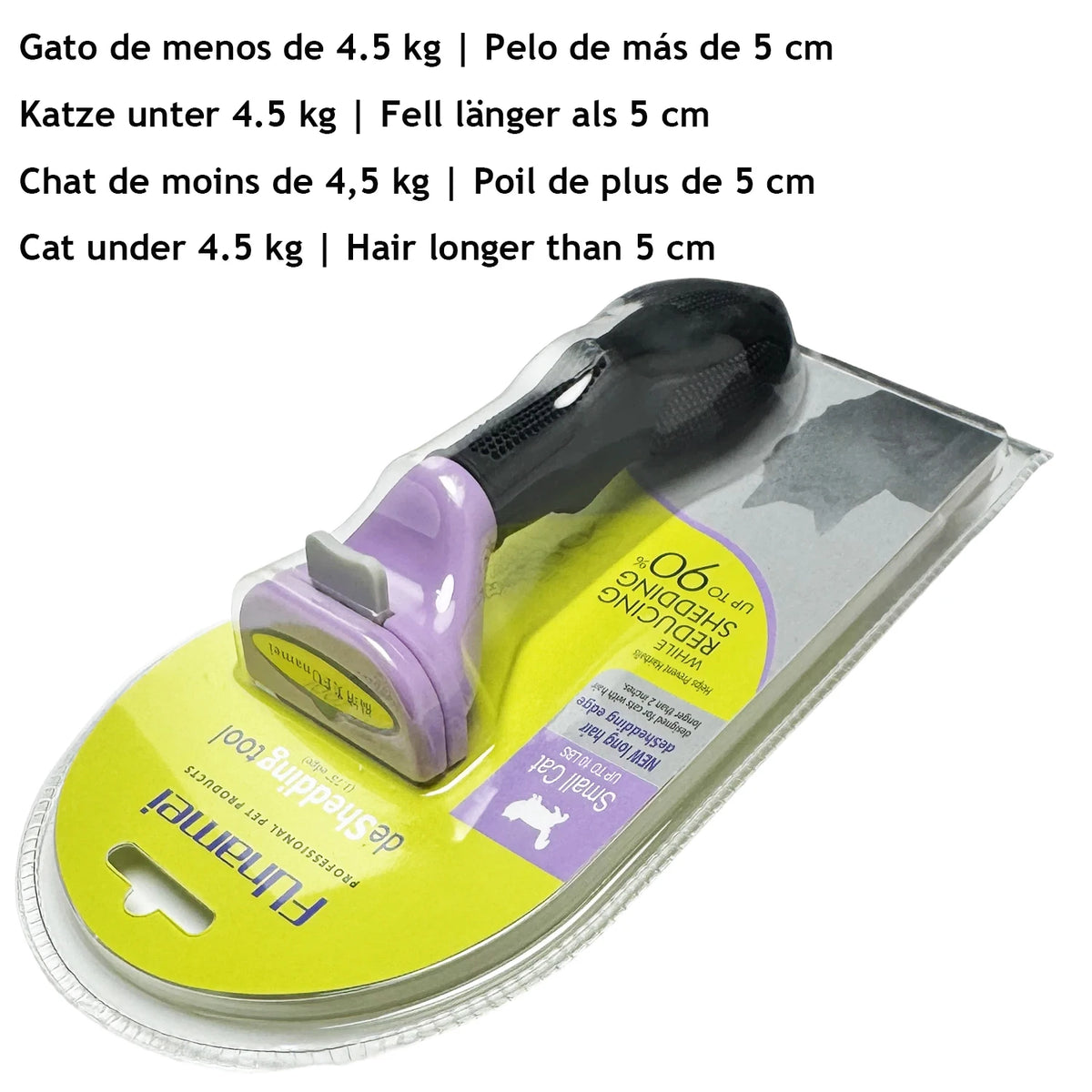 PoilPlume — Brosse de toilettage à éjection automatique pour chien et chat