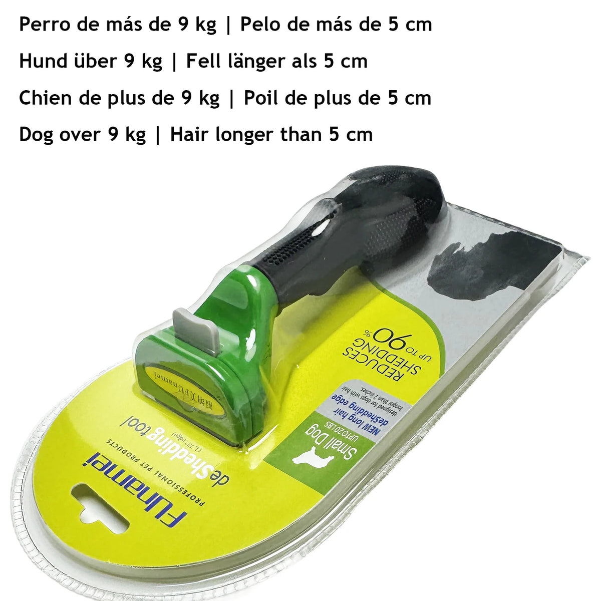 PoilPlume — Brosse de toilettage à éjection automatique pour chien et chat