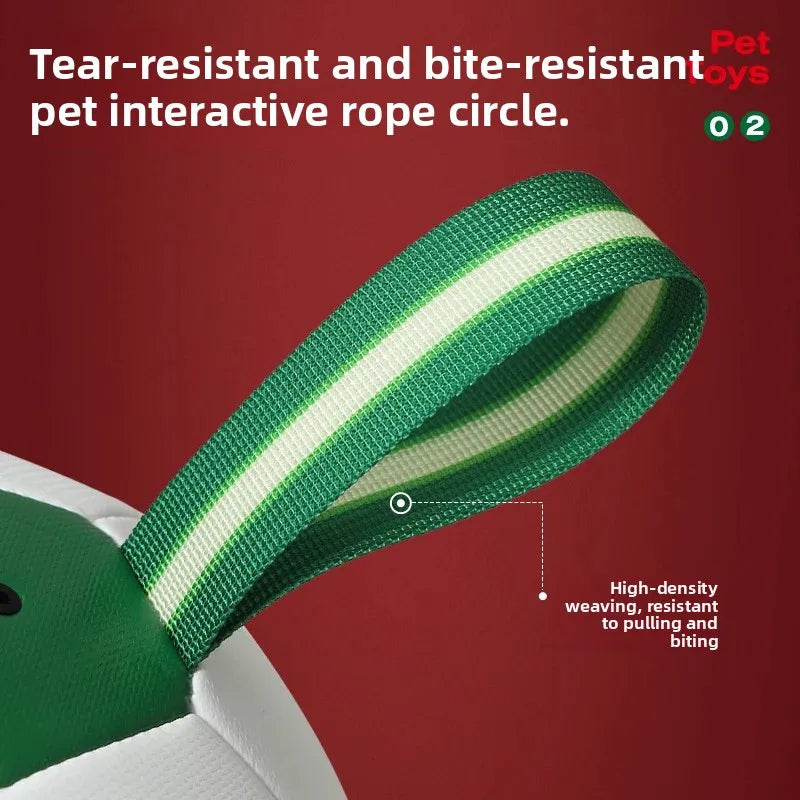 Foot'Croc — Ballon de football résistant pour chien