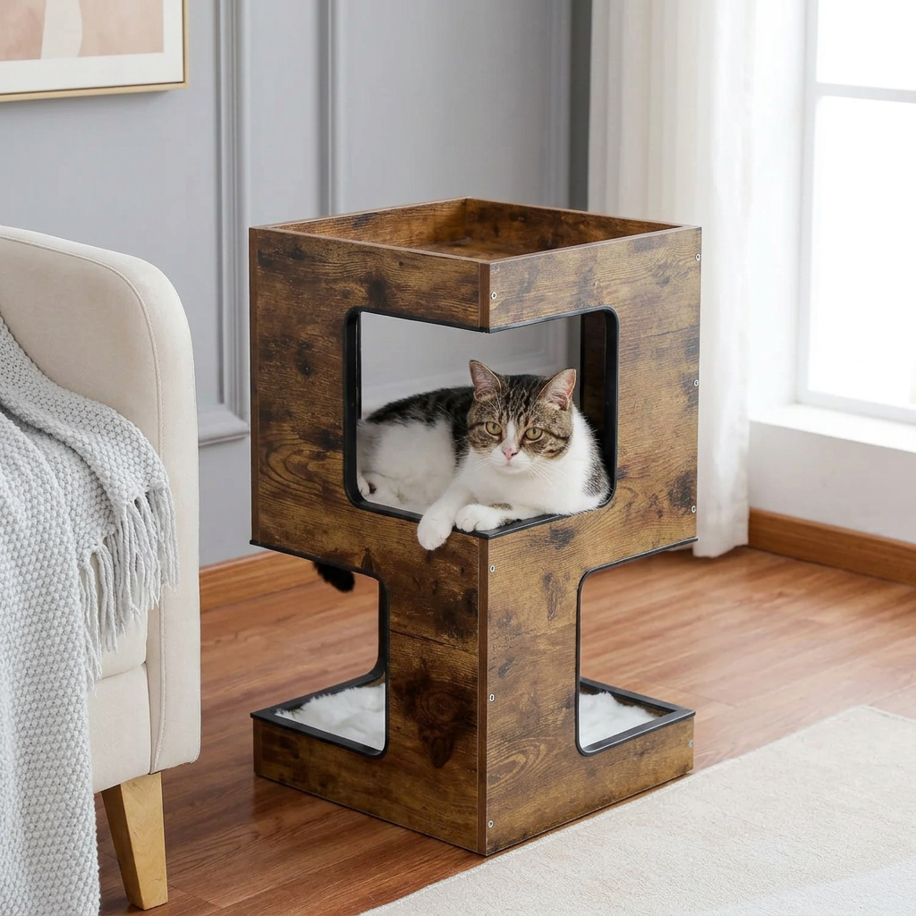 Refuge Noma avec un chat
